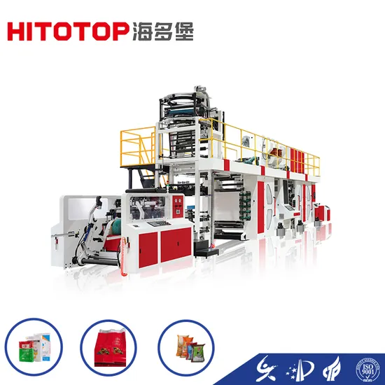 4+4 Color Ci Type Servo Motor PP Woven Bag Flexo Printing Machine