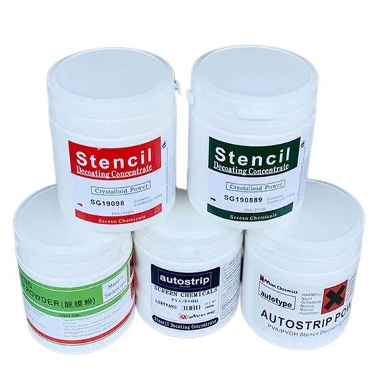 Photo Emulsion Remover Powder for Easy Stencil Decoating on Screen Printing Frames