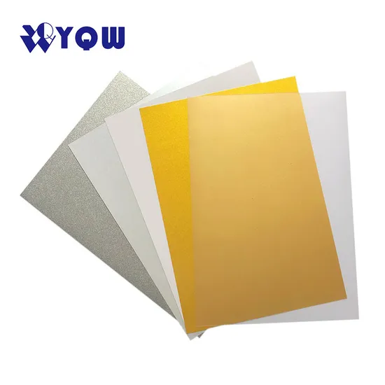 White Gold Silver Transparent Inkjet Printable PVC / PETG / Pet Sheet for IC ID Credit Card Loyalty Card Making/Inkjet Printing PVC Sheet