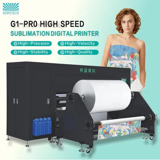 1.9m Fabric Printing Sublimation Printer Printing Machine for Polyester Fabric and Sportswear G1 PRO Garment Machine Inkjet Digital Printer