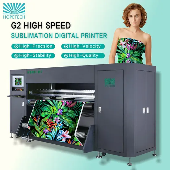 G2 Industrial Large Format High Speed Multi-Pass Textile Digital Printing Machine 3D Printer