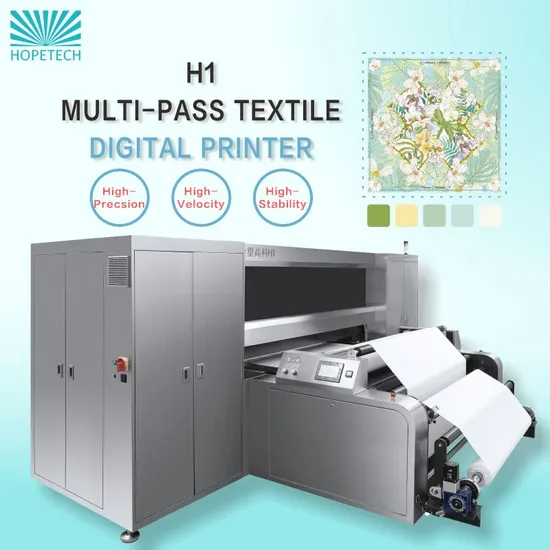 H1 Industrial Large Format High Speed Multi-Pass Textile Digital Printing Machine 3D Printer Inkjet Printer
