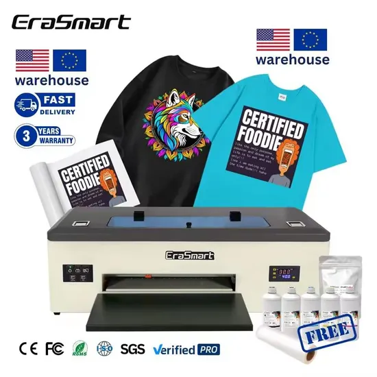 USA Warehouse Dtf Printer with Heater Oven Dryer