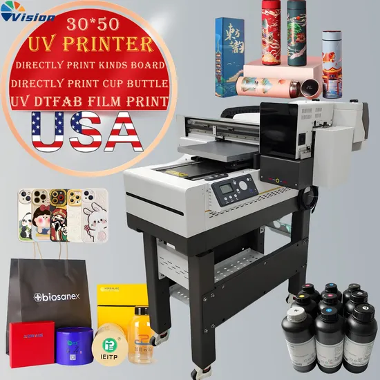 Impresora UV Printer for Acrylic Phone Cover and UV Dtf