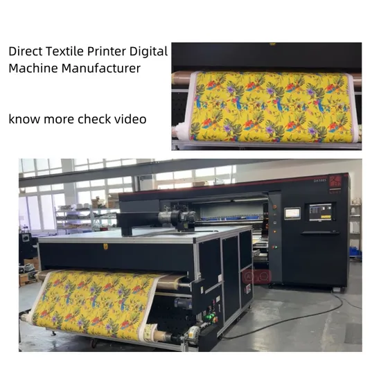 HPRT Direct Textile Printer Digital Inkjet Printing Machine 1.8m Belt Cotton Digital Fabric Printer DA188S