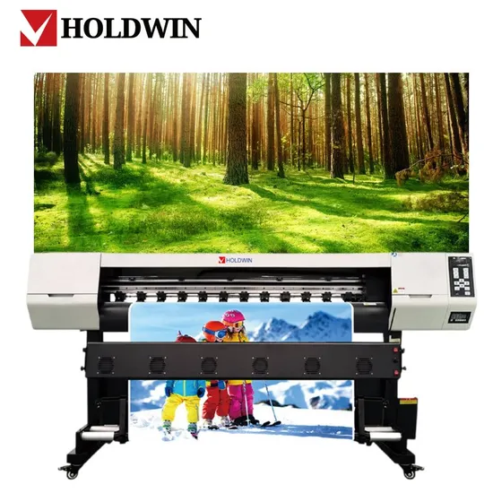 Holdwin Manufacturer Eco Solvent Printer 1.6m Large Format Printer with I3200*1 Flag Machinery