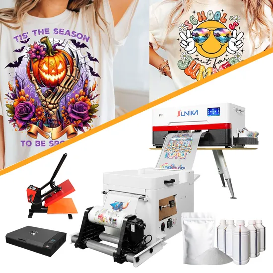 Sunika A3 Size Dtf Printer with Epsonf1080 XP600 Printhead for Jersey Tshirt
