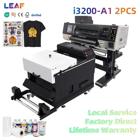 Leaf Good Pefrormance 60cm Double I3200 Printheads Dtf Printer