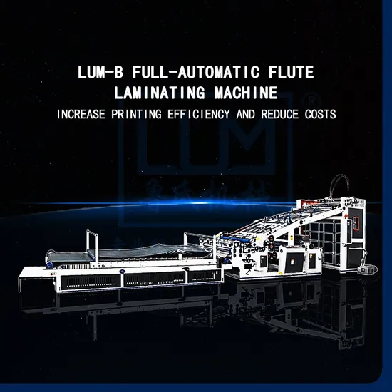 Full Automatic Paperboard Flute Laminate for Corrugated Carton Box Machine