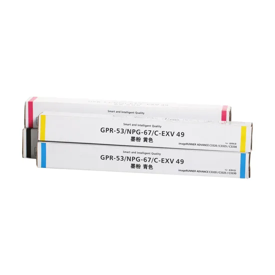 Photocopier Color Toner G67/Gpr53/Cexv49 for Use in IR C3320/C3325/C3330