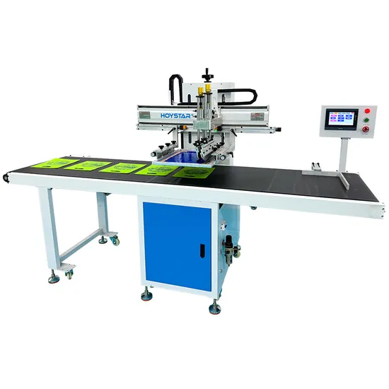 Conveyor Belt Table 1 Color Screen Printing Machine for Bags