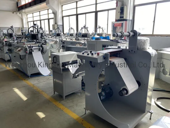 WQ-320 Model Reel Type Automatic Silk Screen Printing Machine for Label Stickers