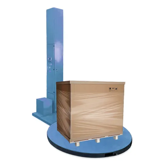 Yjnpack Brand Intelligent Pallet Stretch Film Skid Wrapper Automatic Packaging Wrap Machine