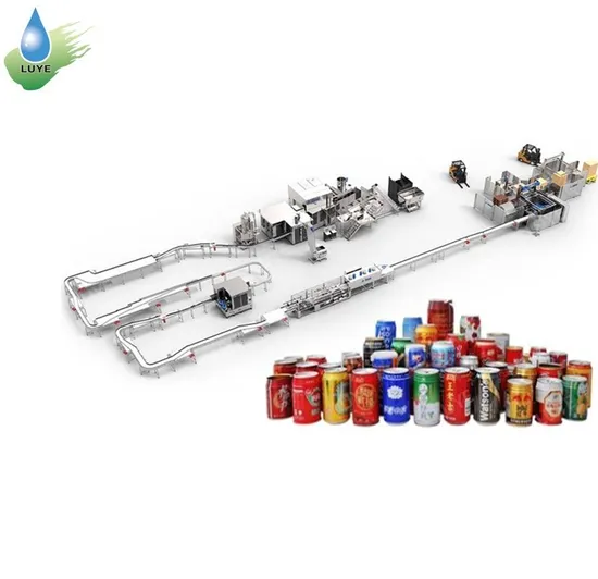Aluminum Beverage Cans Liquid Filling Machine Packaging Line Agriculture Food Beverage Machinery