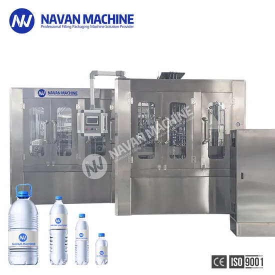 Automatic Mineral Drinking Water Production Line Bottle Filling Machine