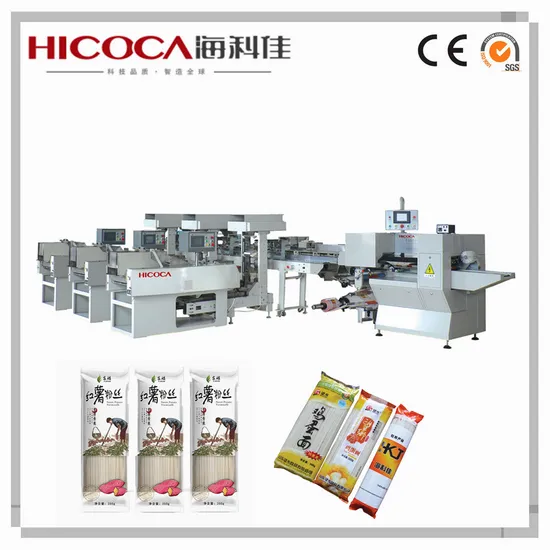 Automated Noodle Packaging System with Intelligent Weighing Function