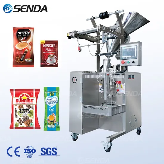 Sachet Vertical Form Fill Seal Seasoning/Chinese Medicine/Coffee Powder Packaging-Machine
