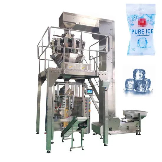 1kg 5kg Automatic Bagging Pop Popsicle Tube Bag Small Vertical Pouch Bags Filling Ice Cube Making Packing Machine