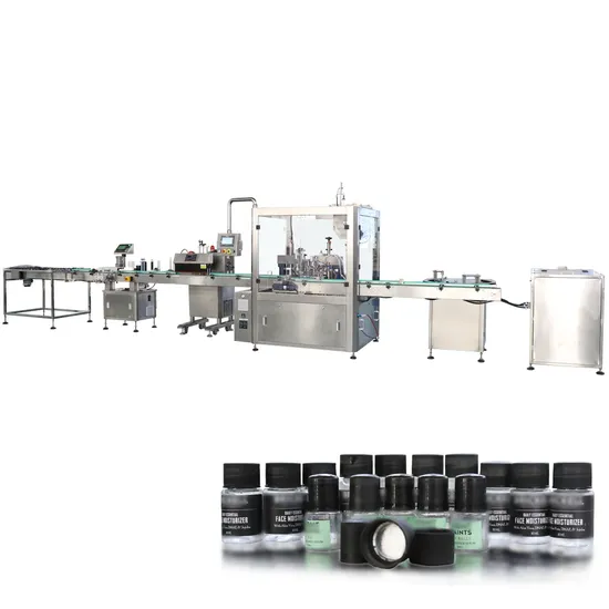 Cream Small Bottle Filling Capping Sealing Machine