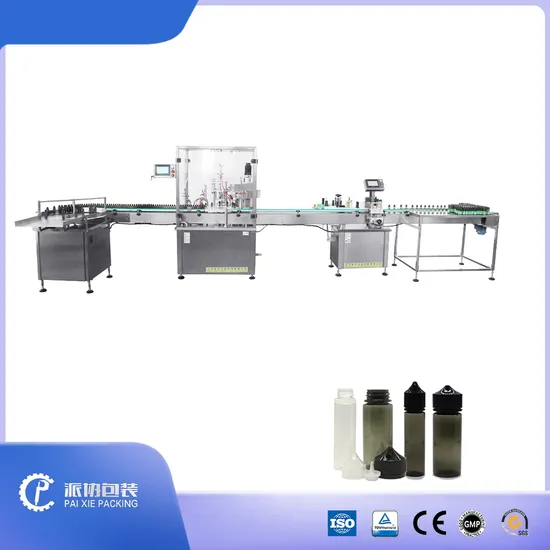 Automatic E-Liquid Line Cigarette Oil Essencial Liquid Filling Machine