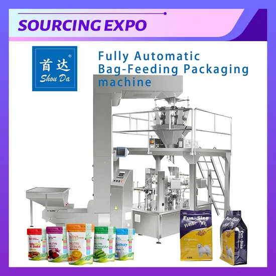 User Friendly Pet Food Packaging Machine for Bag Type Fully Automatic Dog Food Bag Filling Machine Line