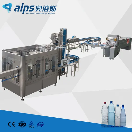 Automatic Pet Glass Bottling Packing Plant Pure Drinking Mineral Water Filling Machine
