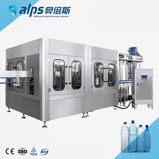 Fully Automatic Reverse Osmosis Pure Table Water Bottle Filtration Filling Bottling Packaging Machine
