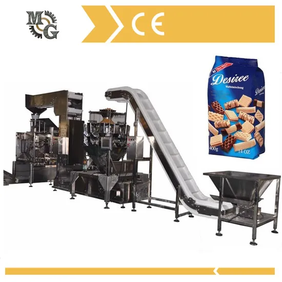 Vertical Automatic Packing Machine for Biscuit/Candy Volumetric Packing Machine/Quad Seal Bag Packing Machine
