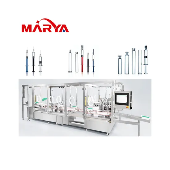 Marya Pharmaceutical Liquid Hyaluronic Acid Injection Filling Machine Cartridge Automatic Syringe Filling Machine with Sterile Closed Rabs Isolation System