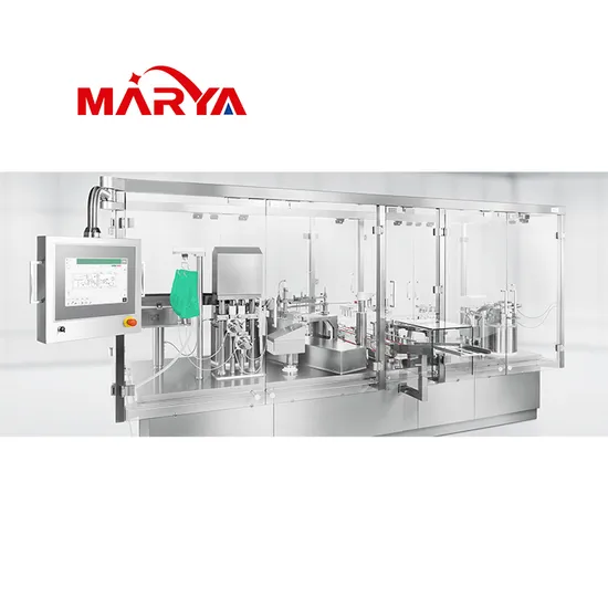 Marya Pharmaceutical Customized Isolation System Automatic Syringe Filling Machine Supplier with Electromechanical Integration Control and C-Rabs