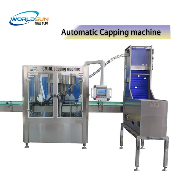 Automatic Capping Machine for Screw Cap/ Flip-Top Cap/Ropp Cap/Lug Cap/Crown Cap Capping Machine