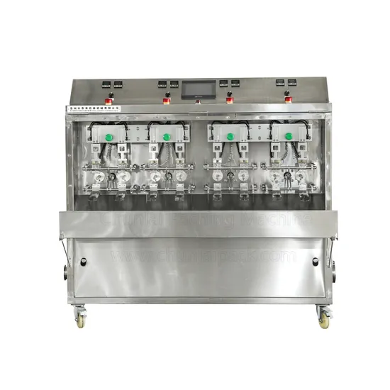 Food Container Sealing Cleaning, Detergent Semi Automatic Pet Can Filling Machine