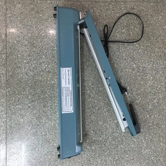 Make and Supply Hand Sealing 2mm Width Electric Flat Heat Wire Heat Plastic Bag Sealing Packaging Machine Fs-300 Impulse Poly Film Sealer