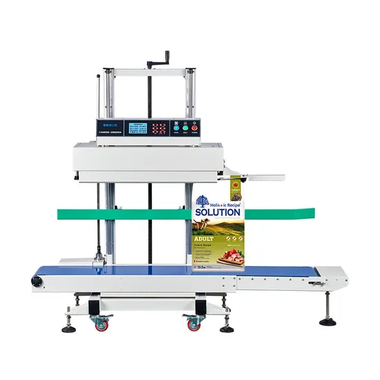 Tepps 280L Intelligent Continuous Vertical Plastic Film Bag Sealer Stand-up Pouch Band Sealing Machine