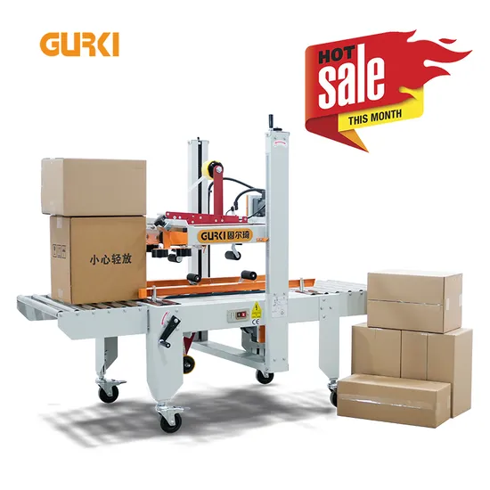 Gurki Hot Sell Automatic Box Packing Machine Sealer Carton with Long Service Life