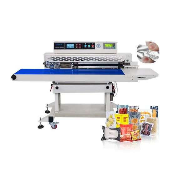 Tepps 350q High-End Automatic Horizontal Continuous Band Sealer Gas Flushing Filling Vacuum Sealing Machine with Nitrogen