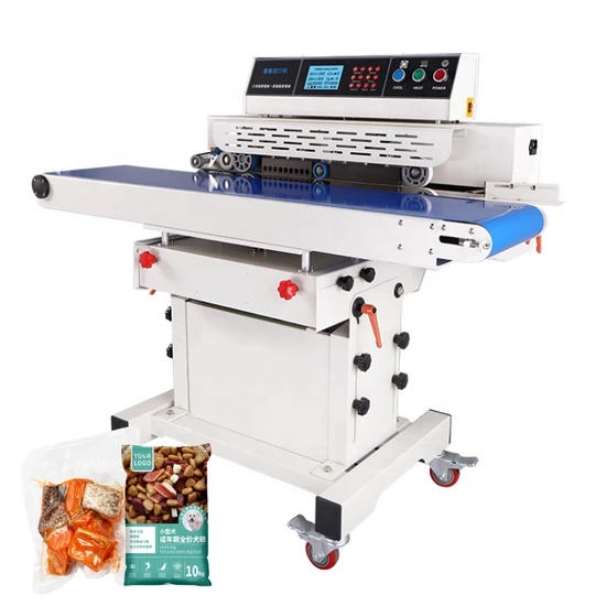Tepps 280q Smart Nitrogen Gas Flush Vacuum Food Sealers Continuous Band Packing Sealing Machine