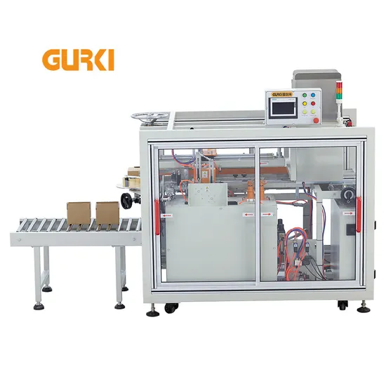 Gurki China Supplier Automatic Random Case Box Carton Open Folding Erector Erecting Machine