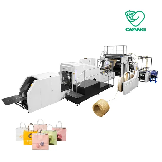 China Paper Bag Forming Shopping Machine Paper Bag Production Line New World a