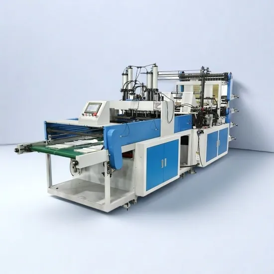 2022 New Biodegradable Automatic High Speed Heat Sealing Cold Cutting T-Shirt Shopping Bag Plastic Nylon Flat Garbage Bag Making Machine Price