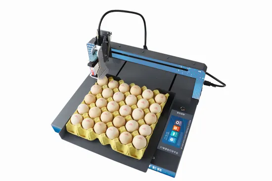 High Speed Egg Batch Code Inkjet Printer Automatic Egg Stamping Inkjet Marking Machine