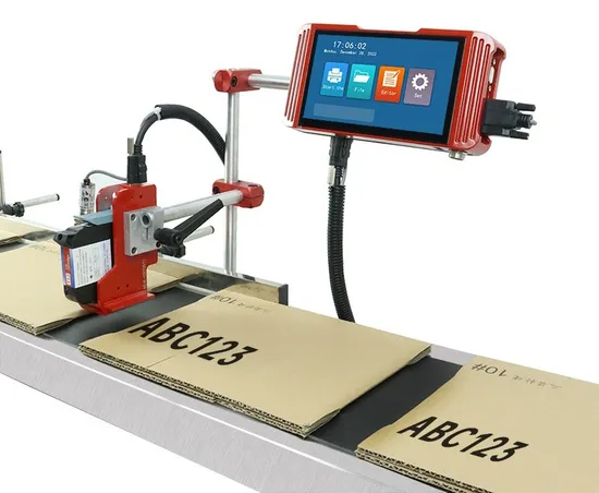 One-Inch Automatic Printing Carton Box Woven Packaging Bag Date Small Assembly Line Inkjet Printer Machine Coding