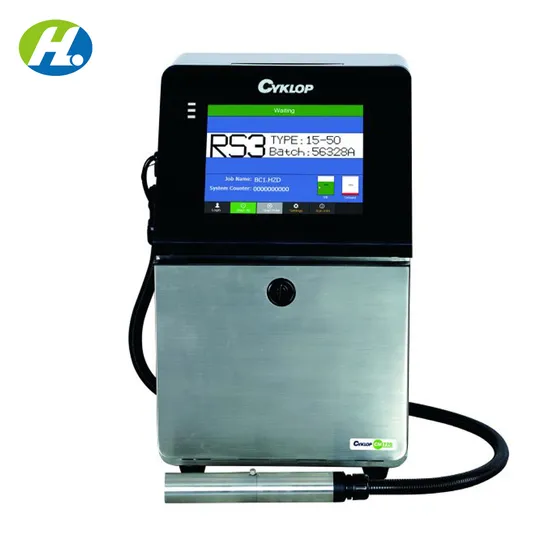 Cyklop Cm770 40μ Micro Printing High Resolution Continuous Inkjet Coding Machine Inkjet Printer