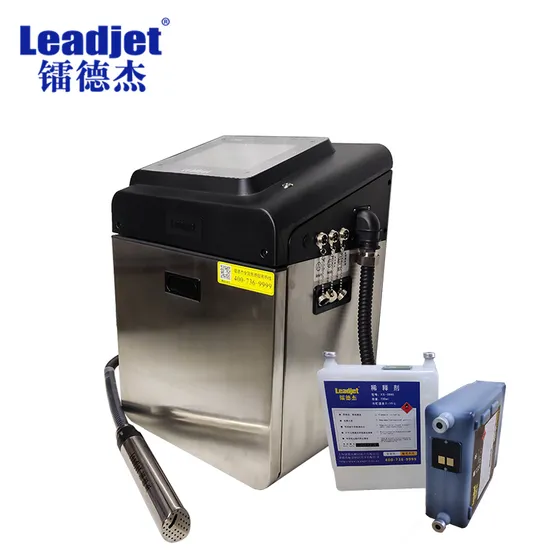 Leadjet Date Coding Machine Manufacturer V680 Batch Number Printing Machine Carton Box Plastic Metal Printer Support Arabic