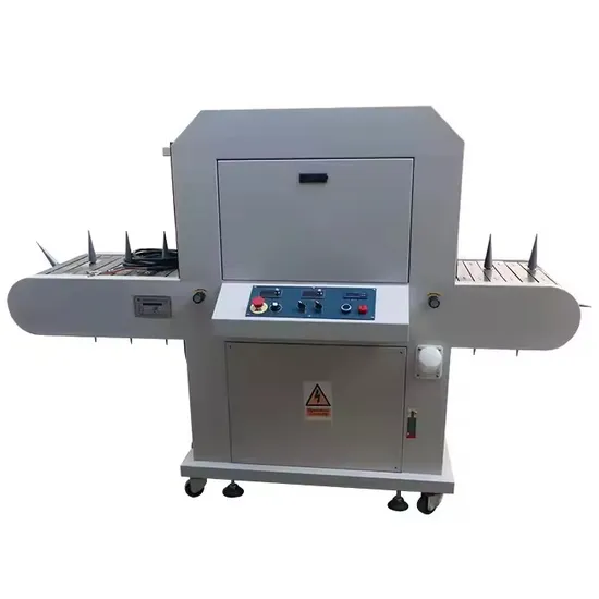 Automatic UV LED Drying Machine for Bottles Cups Jars New and Used Condition for Paper Cutting