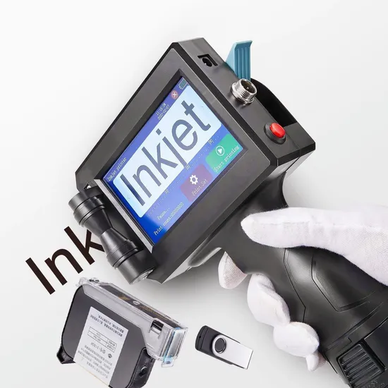Expire Date Coding Machine Portable Handheld Bottle Number Qr Bar Thermal Inkjet Printer