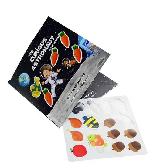 Customized Eco-Friendly Silicon Activity DIY Stickers Non-Toxic Reusable Educational Kids Stickers Printing