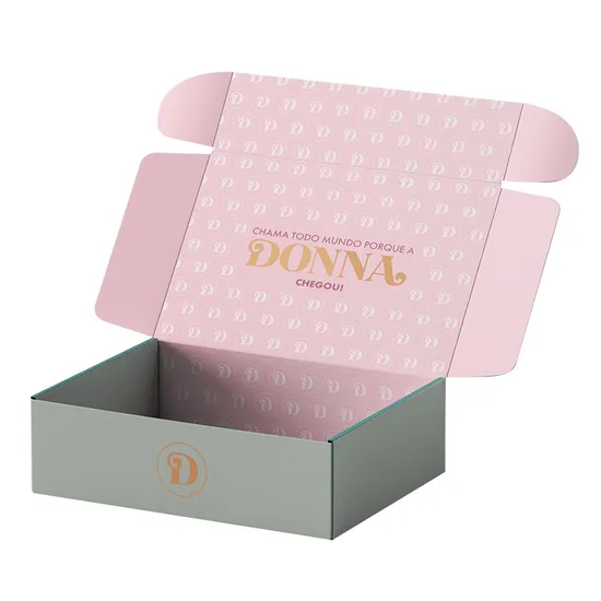 Custom Recyclable Printed Logo Shoes Mailing Mailer Rectangle Carton Corrugated Shipping Paper Packaging Box