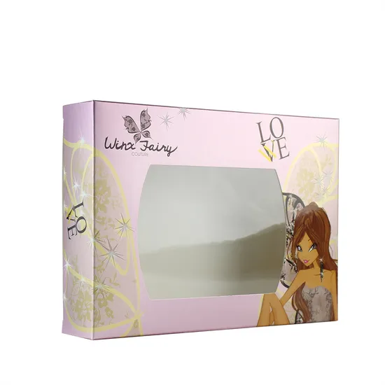 Custom Logo Printed Cardboard Paper Perfume Cosmetic Gift Packaging Box with Window/Plastic Tray with Factory Price
