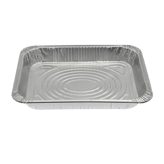 Secure Lid Aluminum Foil Container, Aluminum Food Container for Safe Storage